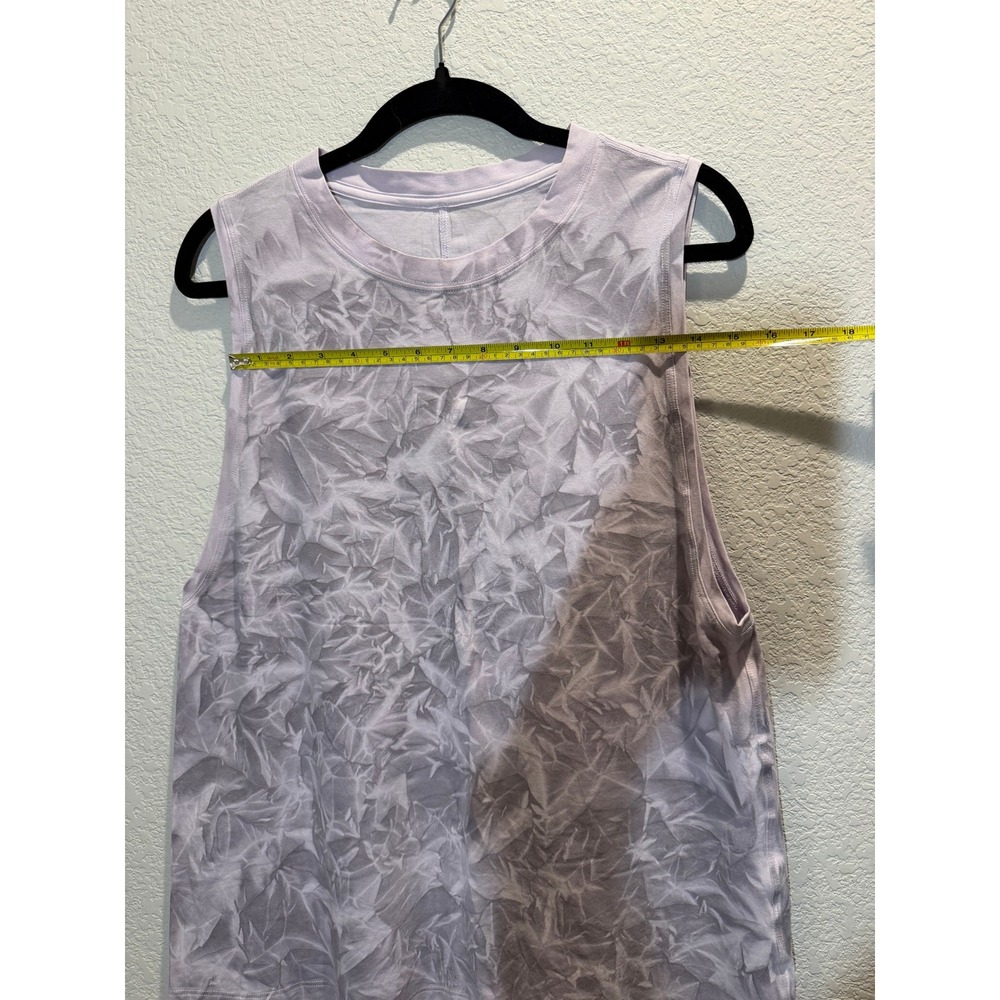 Lululemon Women Muscle Tank Lavender Tie Dye Purple Size 6 - Picture 5 of 8